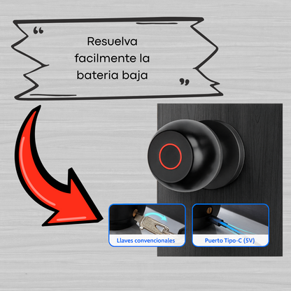 Cerradura huella digital